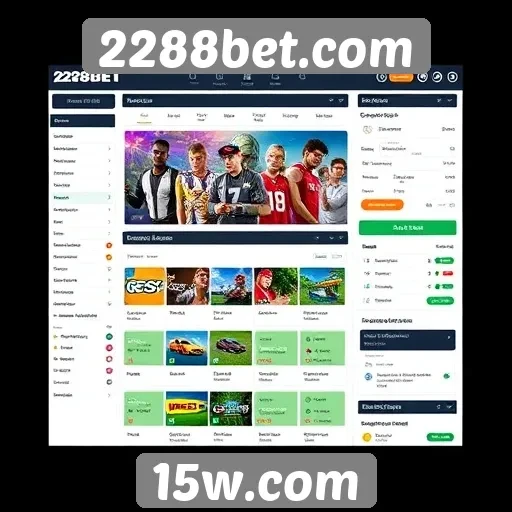 Interface de usuário do site 2288bet.com é intuitiva